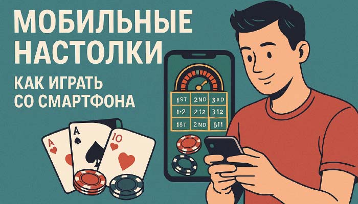 Мобильные настолки в казино